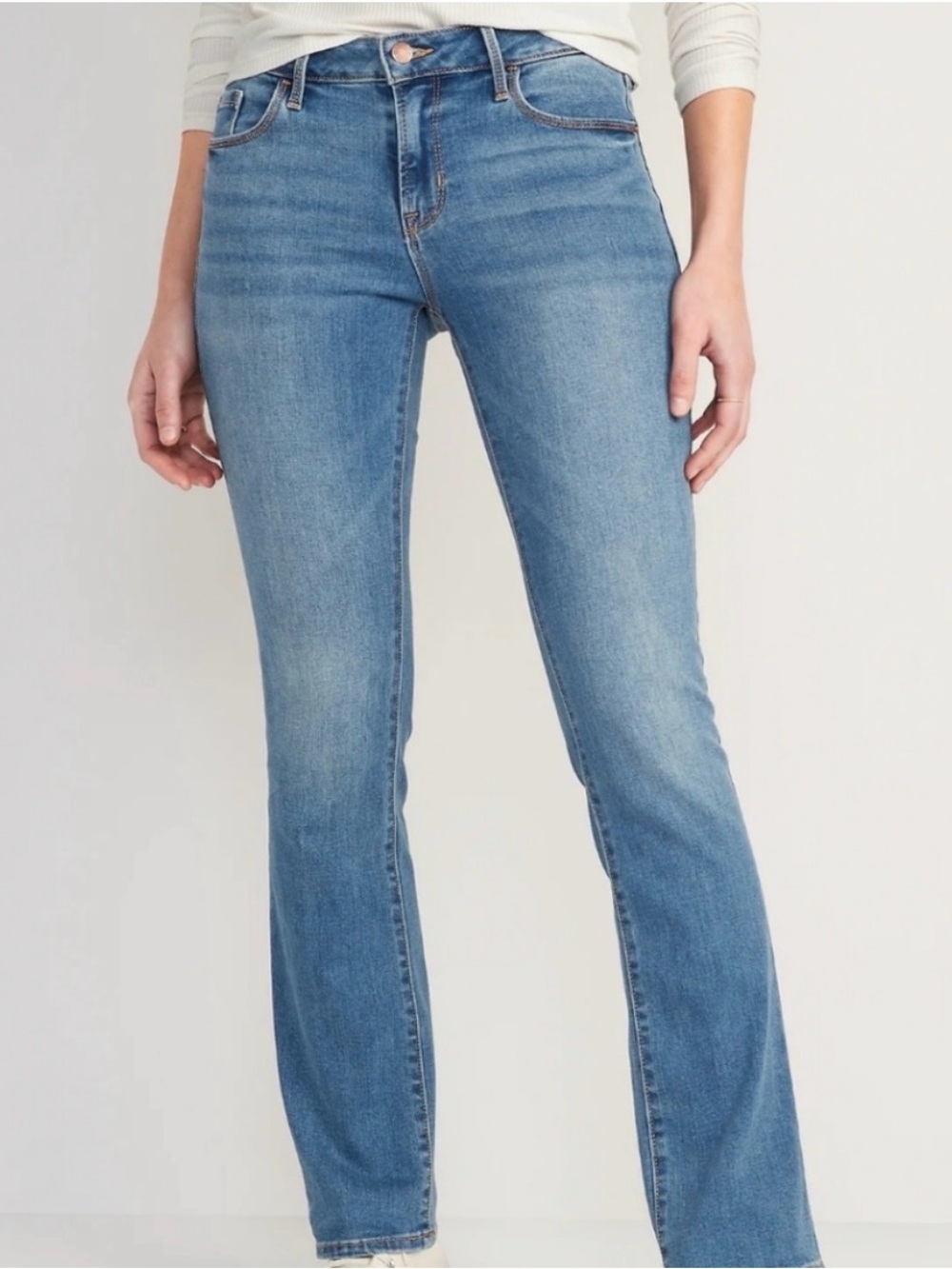 Old Navy Women's Light Blue Flare Jeans